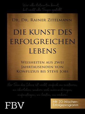 cover image of Die Kunst des erfolgreichen Lebens